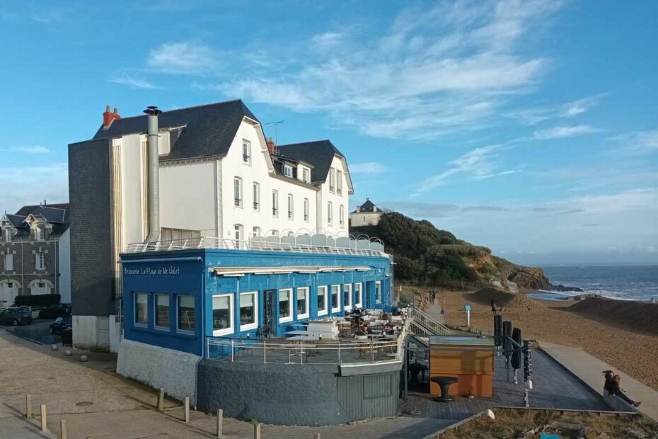 Hôtel de la Plage à Saint-Marc-sur-Mer avec votre chien, séjour avec vue mer et accès direct à la plage, idéal pour vacances en Loire-Atlantique.