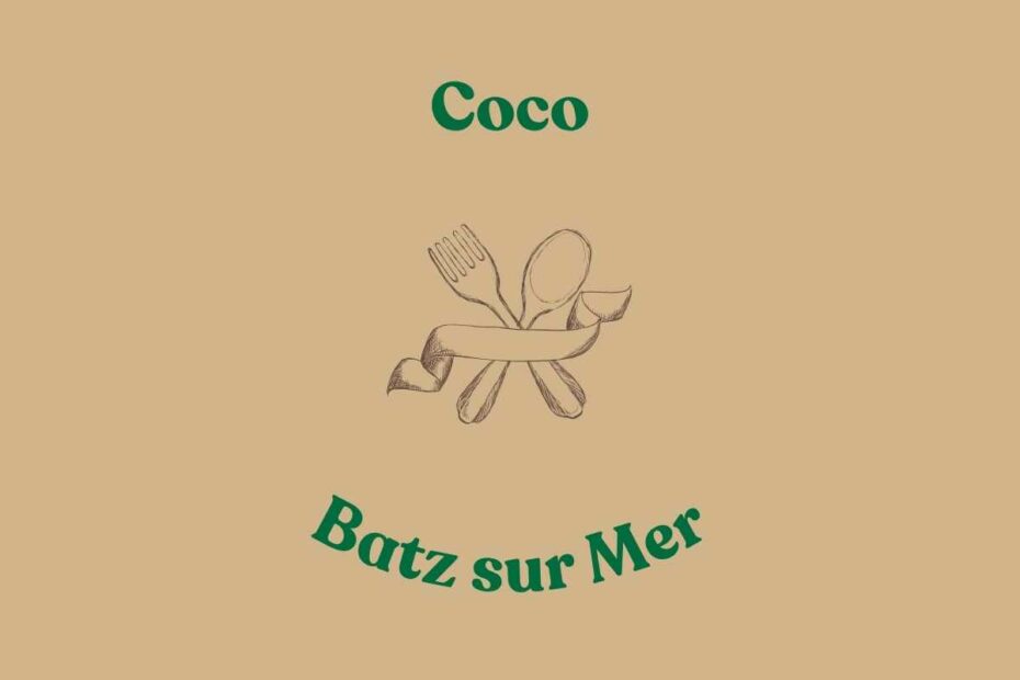 Coco, restaurant acceptant les chiens à Batz sur Mer